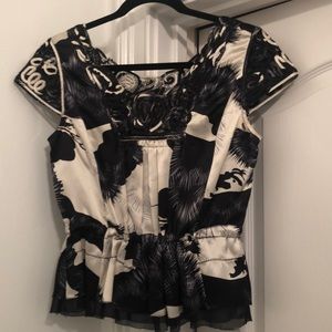 Anthropologie Leifsdottir Brand Silk Top